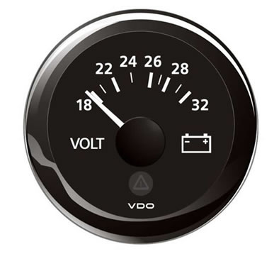 marine voltmeter 18-32 volts